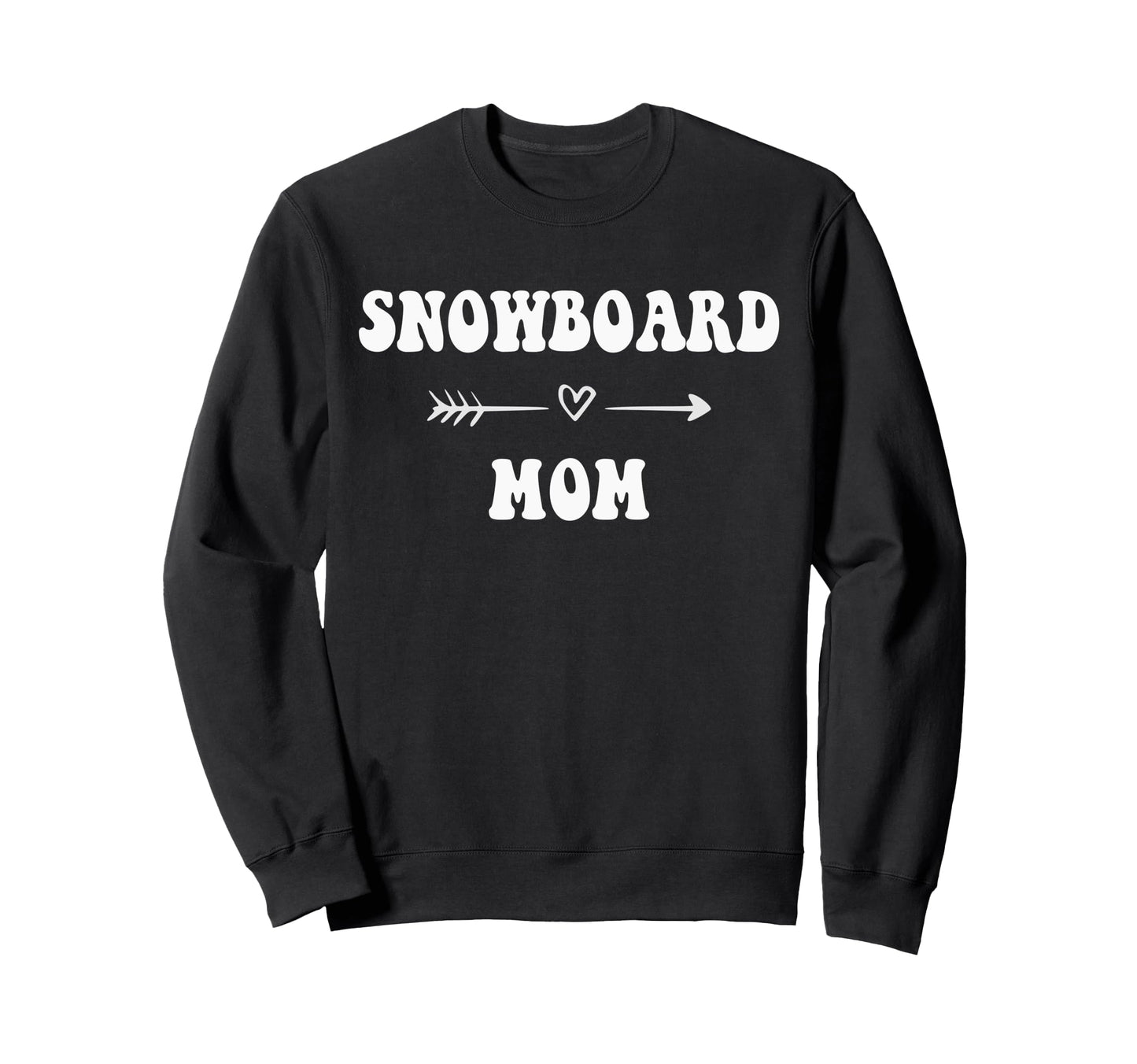 Snowboard Mom Snowboarder Stylish Sweatshirt - Minimalist Print for Adults - T-Shirt, Sweatshirt, Hoodie