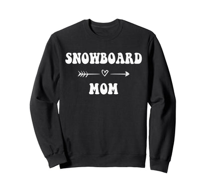 Snowboard Mom Snowboarder Stylish Sweatshirt - Minimalist Print for Adults - T-Shirt, Sweatshirt, Hoodie