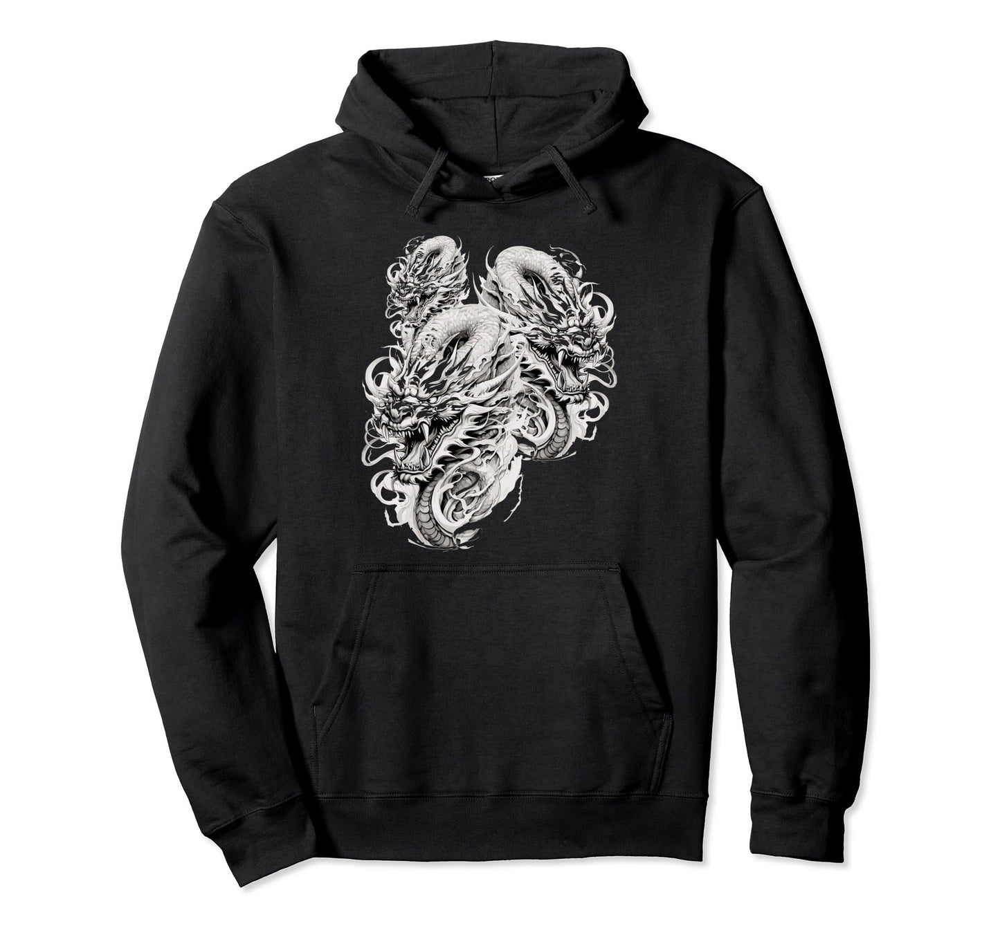 Chinese Dragon Dragon Grunge Aesthetic Hoodie - Fun Novelty Design Unisex - T-Shirt, Sweatshirt, Hoodie