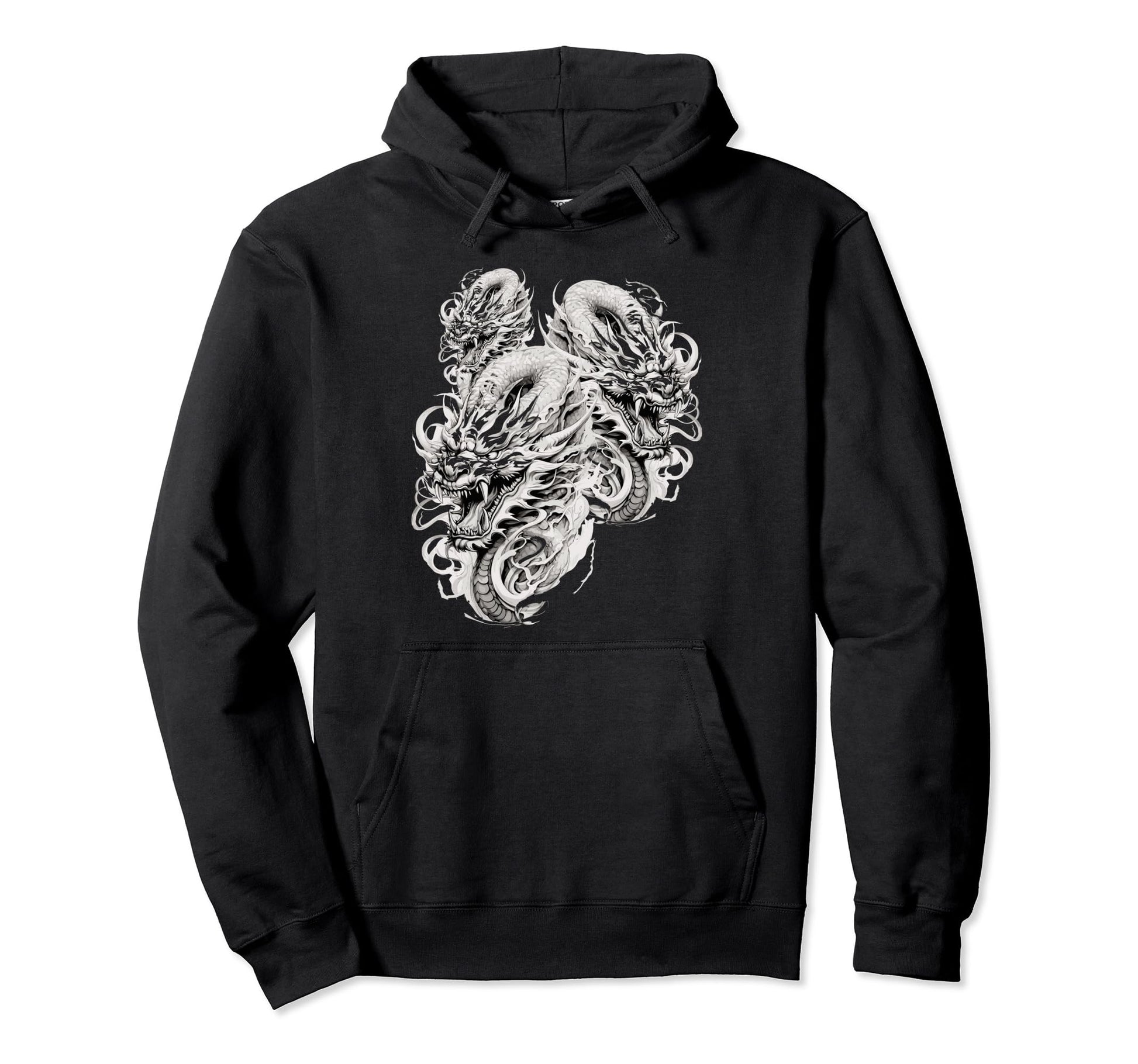 Chinese Dragon Dragon Grunge Aesthetic Hoodie - Fun Novelty Design Unisex - T-Shirt, Sweatshirt, Hoodie