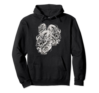 Chinese Dragon Dragon Grunge Aesthetic Hoodie - Fun Novelty Design Unisex - T-Shirt, Sweatshirt, Hoodie