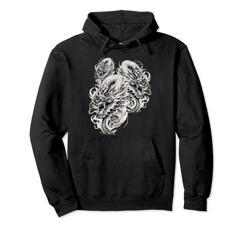 Chinese Dragon Dragon Grunge Aesthetic Hoodie - Fun Novelty Design Unisex - T-Shirt, Sweatshirt, Hoodie