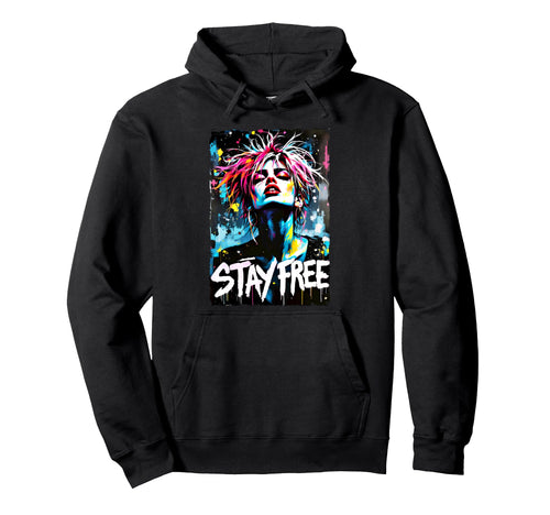 Punk 90S Grunge Graffiti Street Art Hoodie - Aesthetic Graphic for Adults - T-Shirt, Sweatshirt, Hoodie