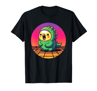 Funny Birb Parrot Aesthetic Vaporwave T-Shirt - Unique Graphic Men Women - T-Shirt, Sweatshirt, Hoodie