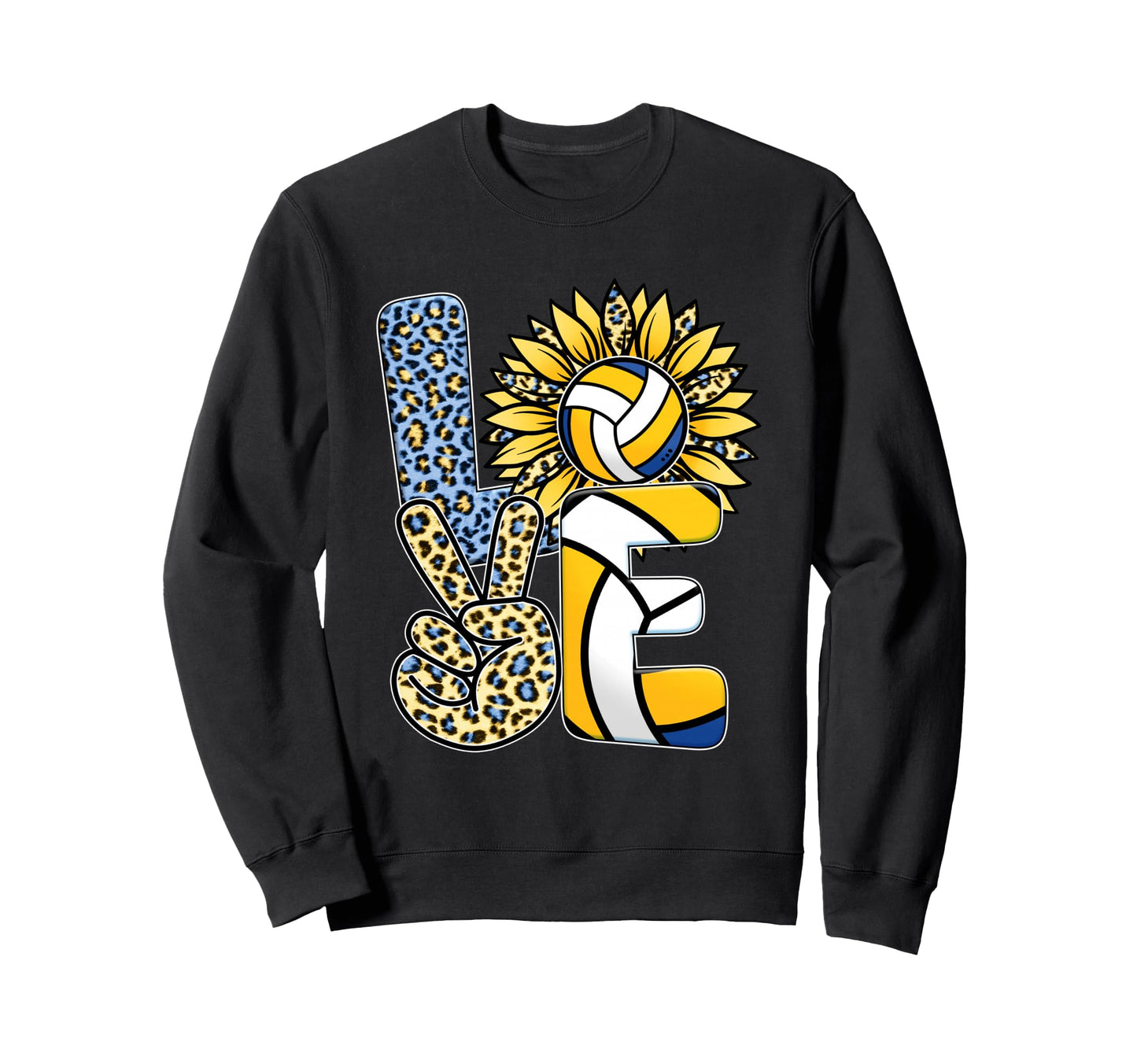 Volleyball Love Player Coach Sweatshirt - Novelty Apparel for Adults - T-Shirt, Sweatshirt, Hoodie