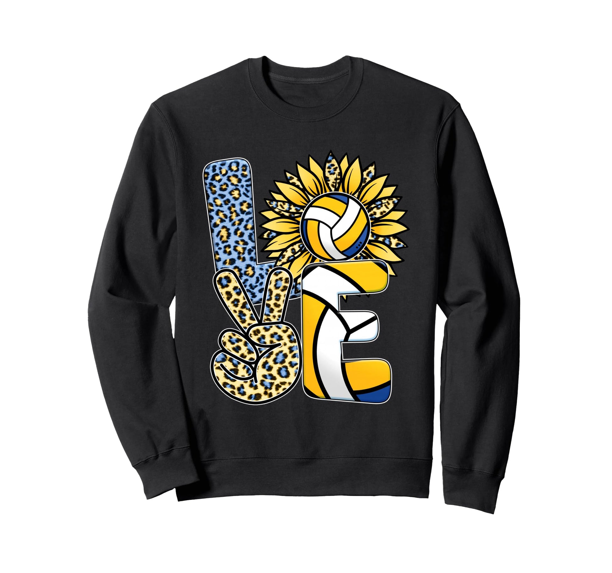 Volleyball Love Player Coach Sweatshirt - Novelty Apparel for Adults - T-Shirt, Sweatshirt, Hoodie