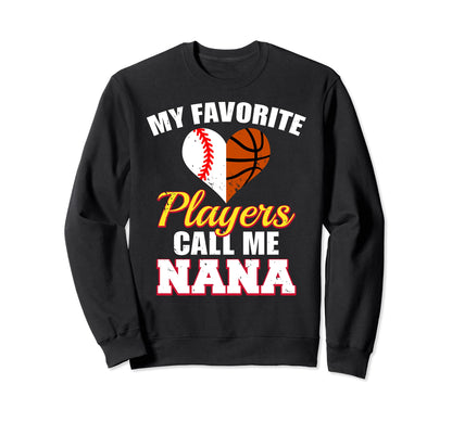 My Favorite Baseball Sweatshirt - Casual Everyday Wear Men Women - T-Shirt, Sweatshirt, Hoodie