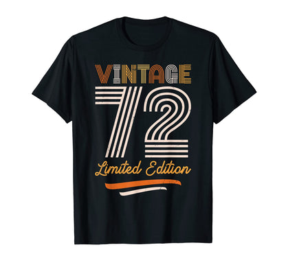 50Th Birthday 1972 Chest Stripes T-Shirt - Unique Graphic for Adults - T-Shirt, Sweatshirt, Hoodie