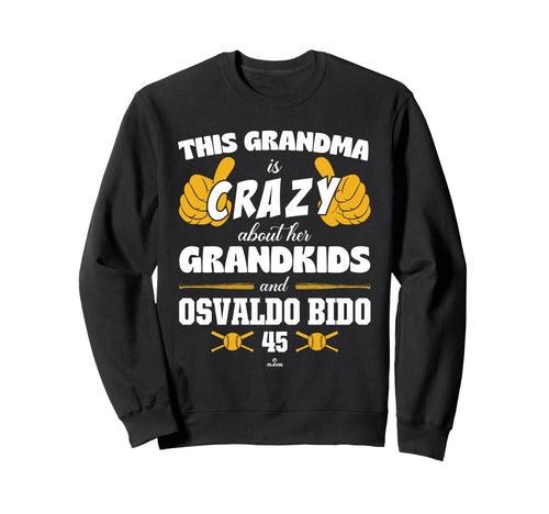 Grandma Crazy Osvaldo Bido Sweatshirt - Minimalist Print for Adults - T-Shirt, Sweatshirt, Hoodie