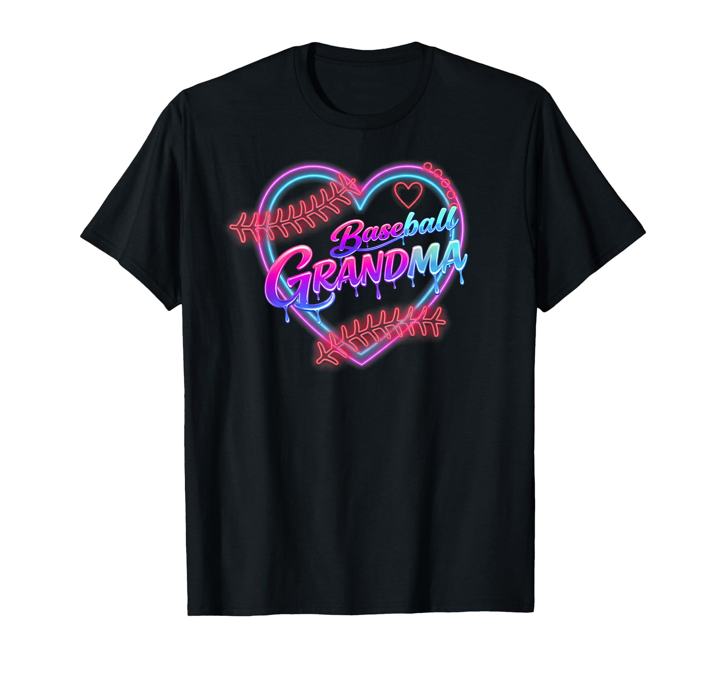 Baseball Grandma Heart Nana Gigi Lover T-Shirt - Streetwear Style Unisex - T-Shirt, Sweatshirt, Hoodie