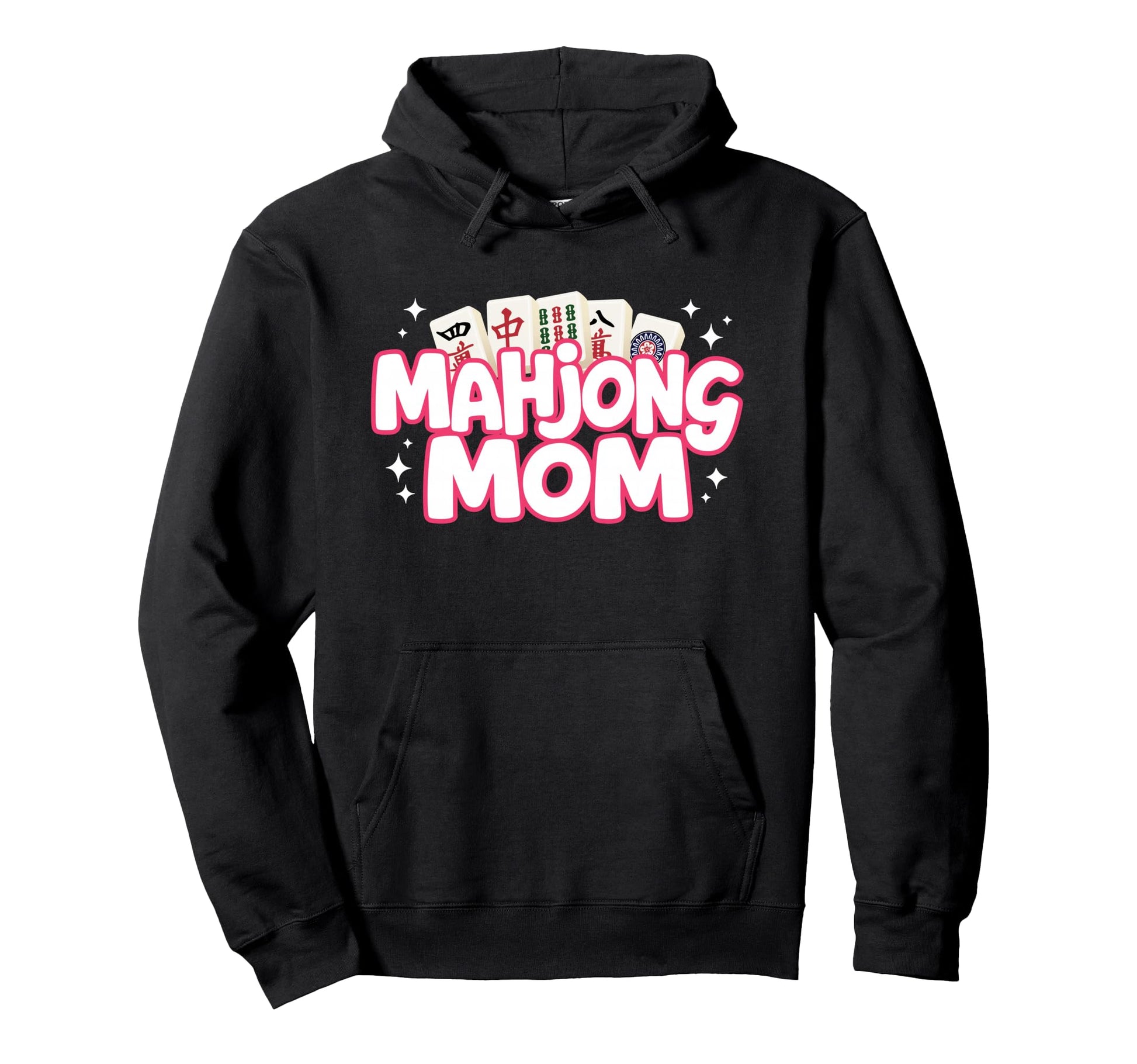 Mahjong Mom Mother Mah Jongg Player Hoodie - Custom Art Print Unisex - T-Shirt, Sweatshirt, Hoodie