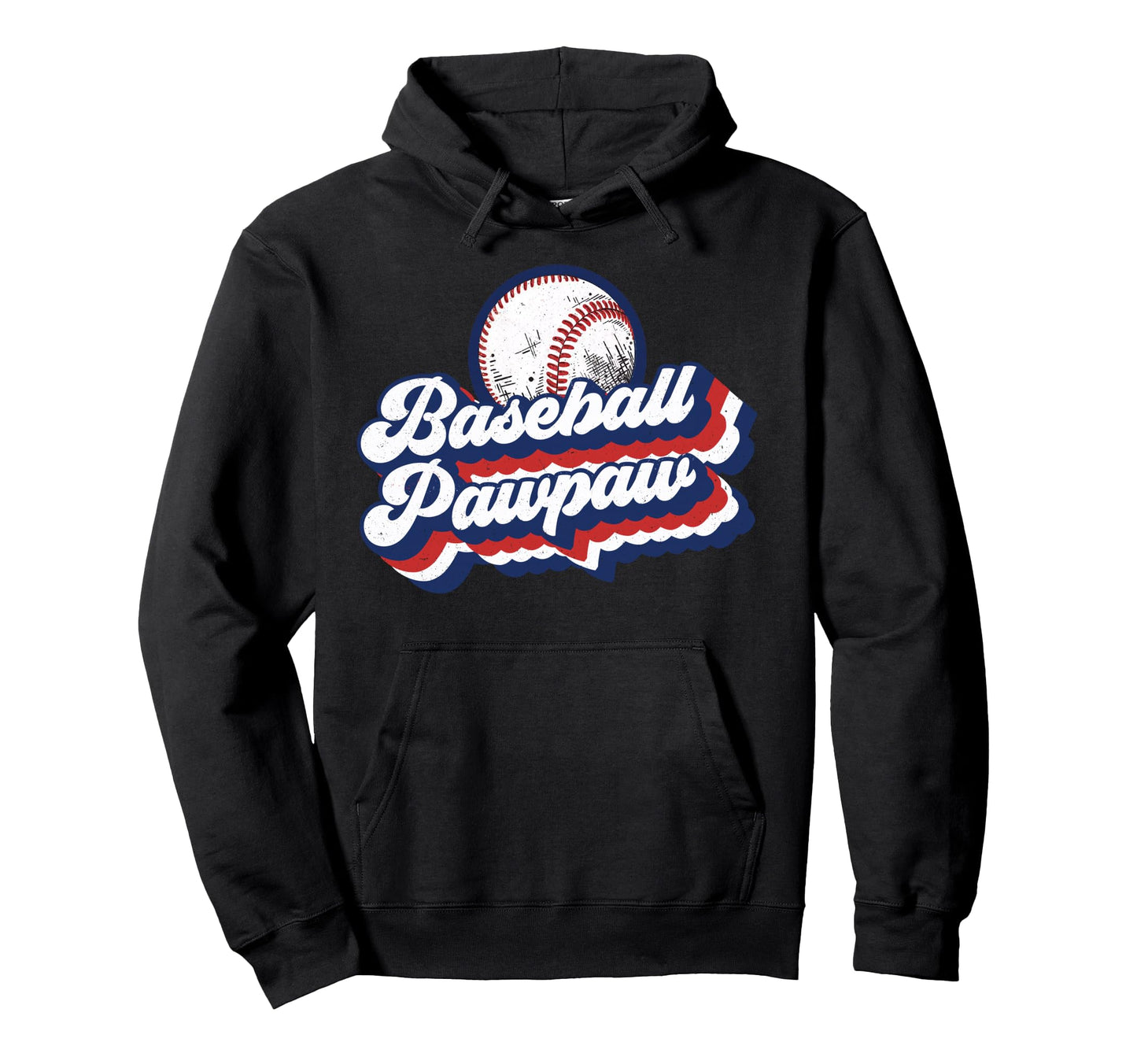 Baseball Pawpaw Grandpa Grandparents Hoodie - Unique Graphic Men Women - T-Shirt, Sweatshirt, Hoodie