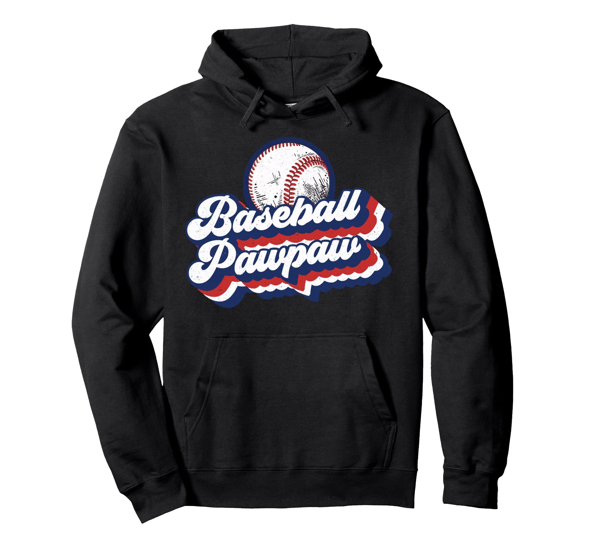 Baseball Pawpaw Grandpa Grandparents Hoodie - Unique Graphic Men Women - T-Shirt, Sweatshirt, Hoodie