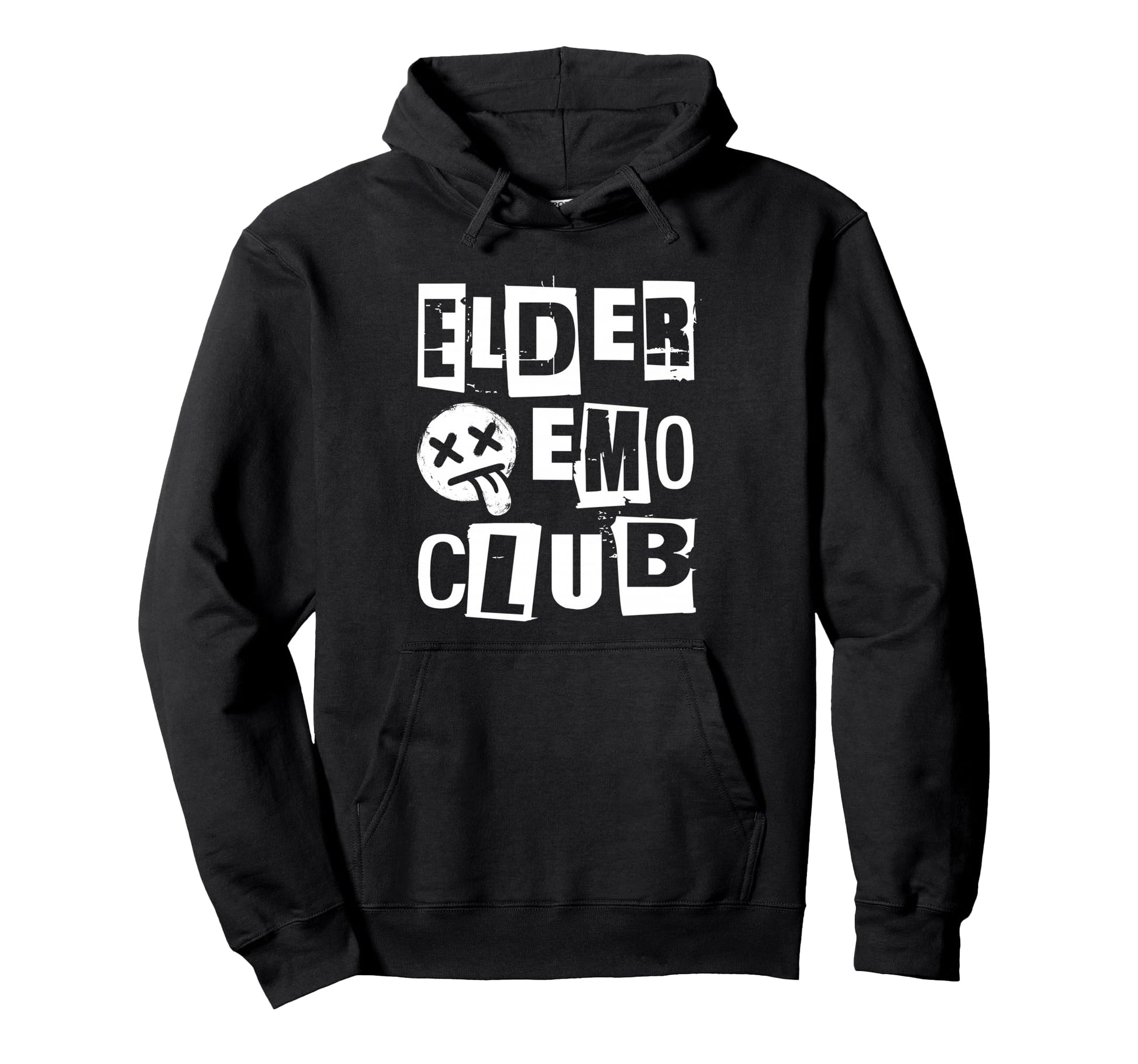 Emo Rock Elder Emo Club Y2K 2000S Ska Pop Hoodie - Streetwear Style Unisex - T-Shirt, Sweatshirt, Hoodie