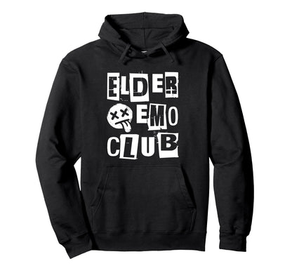 Emo Rock Elder Emo Club Y2K 2000S Ska Pop Hoodie - Streetwear Style Unisex - T-Shirt, Sweatshirt, Hoodie