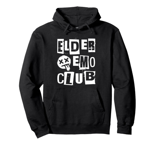 Emo Rock Elder Emo Club Y2K 2000S Ska Pop Hoodie - Streetwear Style Unisex - T-Shirt, Sweatshirt, Hoodie