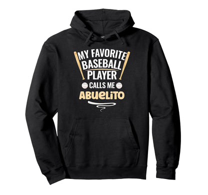 My Favorite Baseball Player Calls Me Hoodie - Custom Art Print for Adults - T-Shirt, Sweatshirt, Hoodie