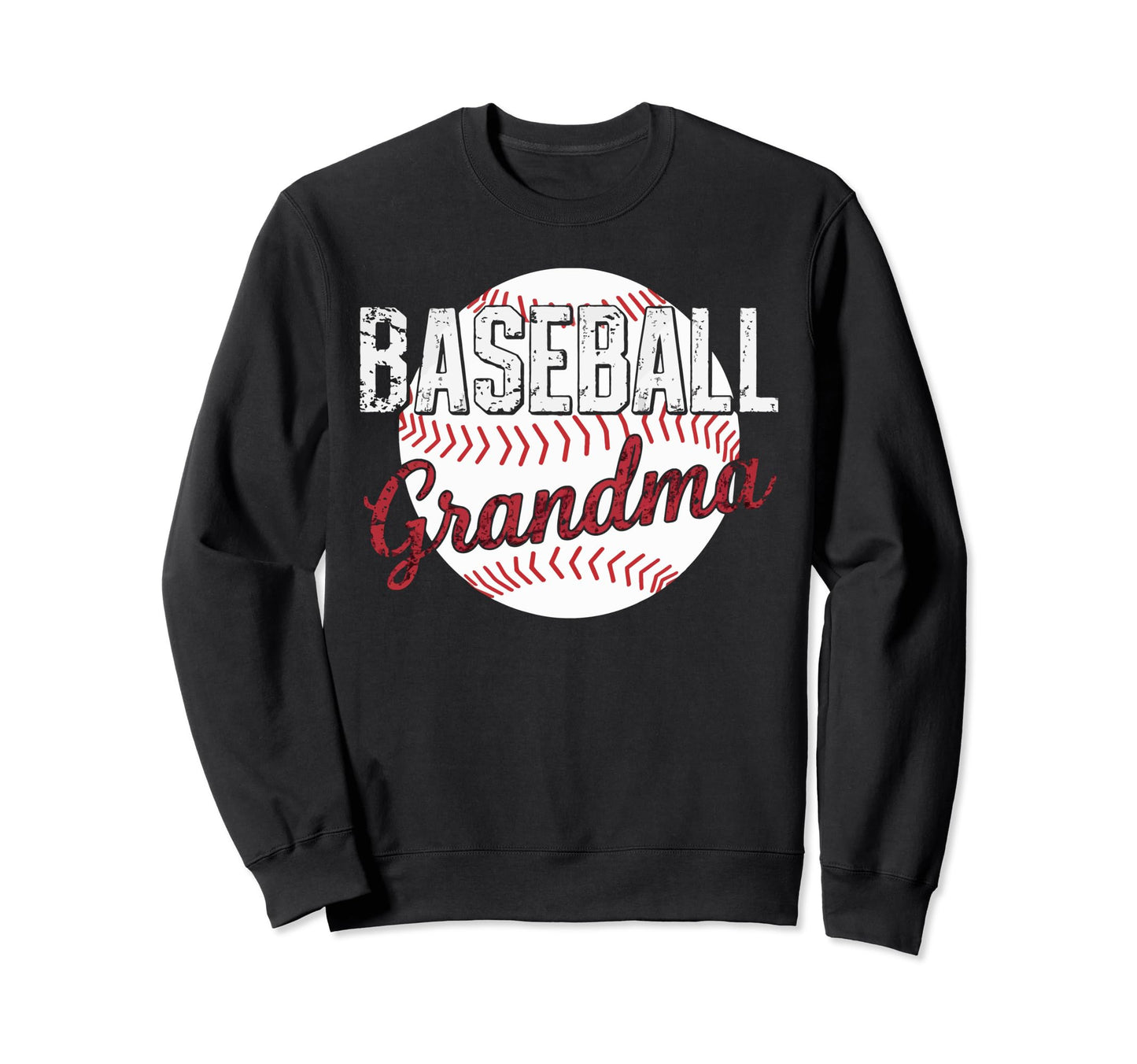 Baseball Grandma Grandmother Granny Sweatshirt - Custom Art Print Unisex - T-Shirt, Sweatshirt, Hoodie