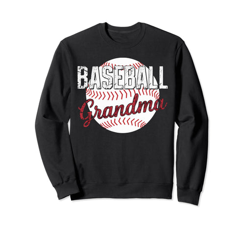 Baseball Grandma Grandmother Granny Sweatshirt - Custom Art Print Unisex - T-Shirt, Sweatshirt, Hoodie