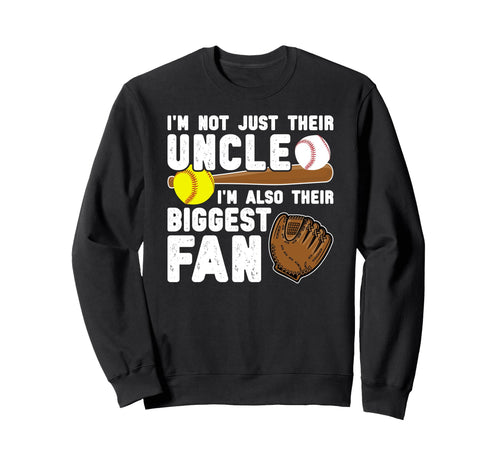 Their Biggest Fan Baseball Softball Sweatshirt - Unique Graphic Unisex - T-Shirt, Sweatshirt, Hoodie