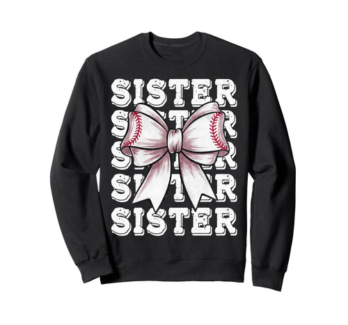Coquette Baseball Sister Matching Sweatshirt - Streetwear Style Unisex - T-Shirt, Sweatshirt, Hoodie