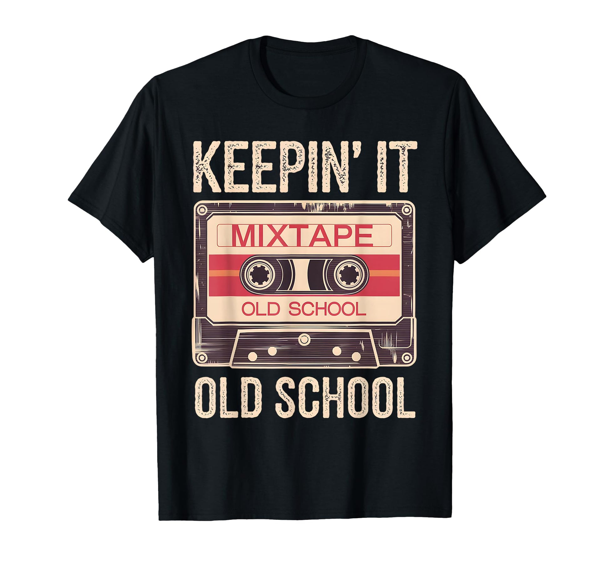 Old School Hip Hop 80S 90S Cassette Tape T-Shirt - Graphic Print Men Women - T-Shirt, Sweatshirt, Hoodie