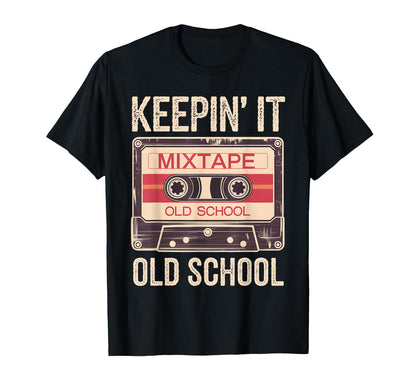 Old School Hip Hop 80S 90S Cassette Tape T-Shirt - Graphic Print Men Women - T-Shirt, Sweatshirt, Hoodie