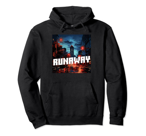 Runaway Aesthetic Vaporwave Hoodie - Unique Graphic Unisex - T-Shirt, Sweatshirt, Hoodie