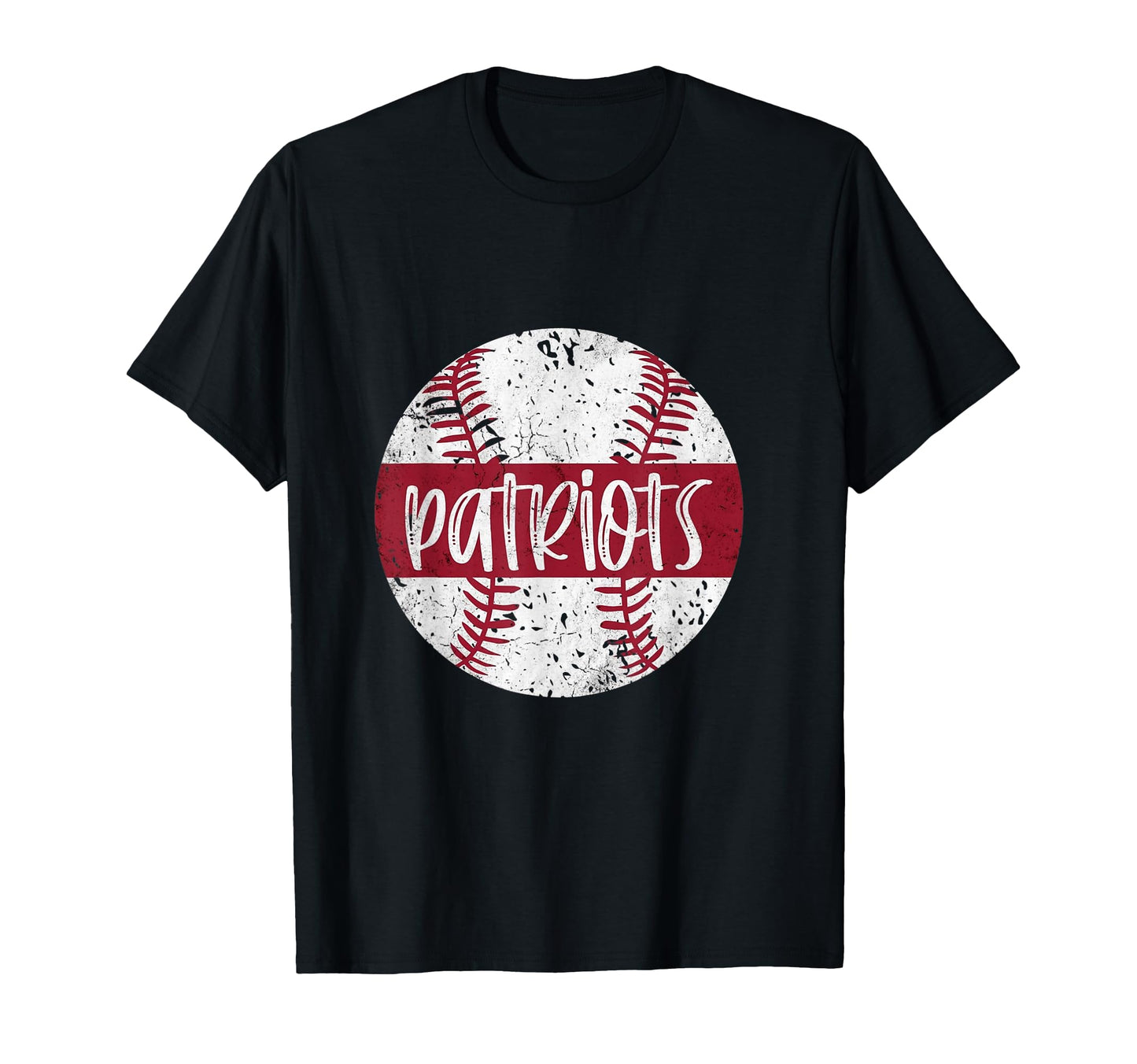 Patriots Baseball Mascot School Team T-Shirt - Unique Graphic Men Women - T-Shirt, Sweatshirt, Hoodie