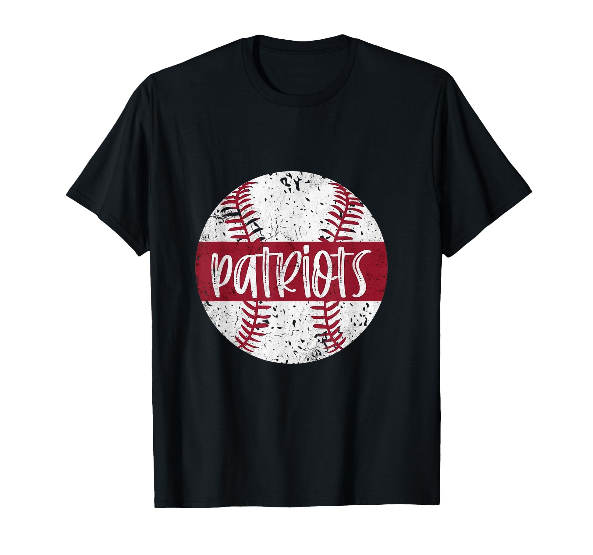 Patriots Baseball Mascot School Team T-Shirt - Unique Graphic Men Women - T-Shirt, Sweatshirt, Hoodie