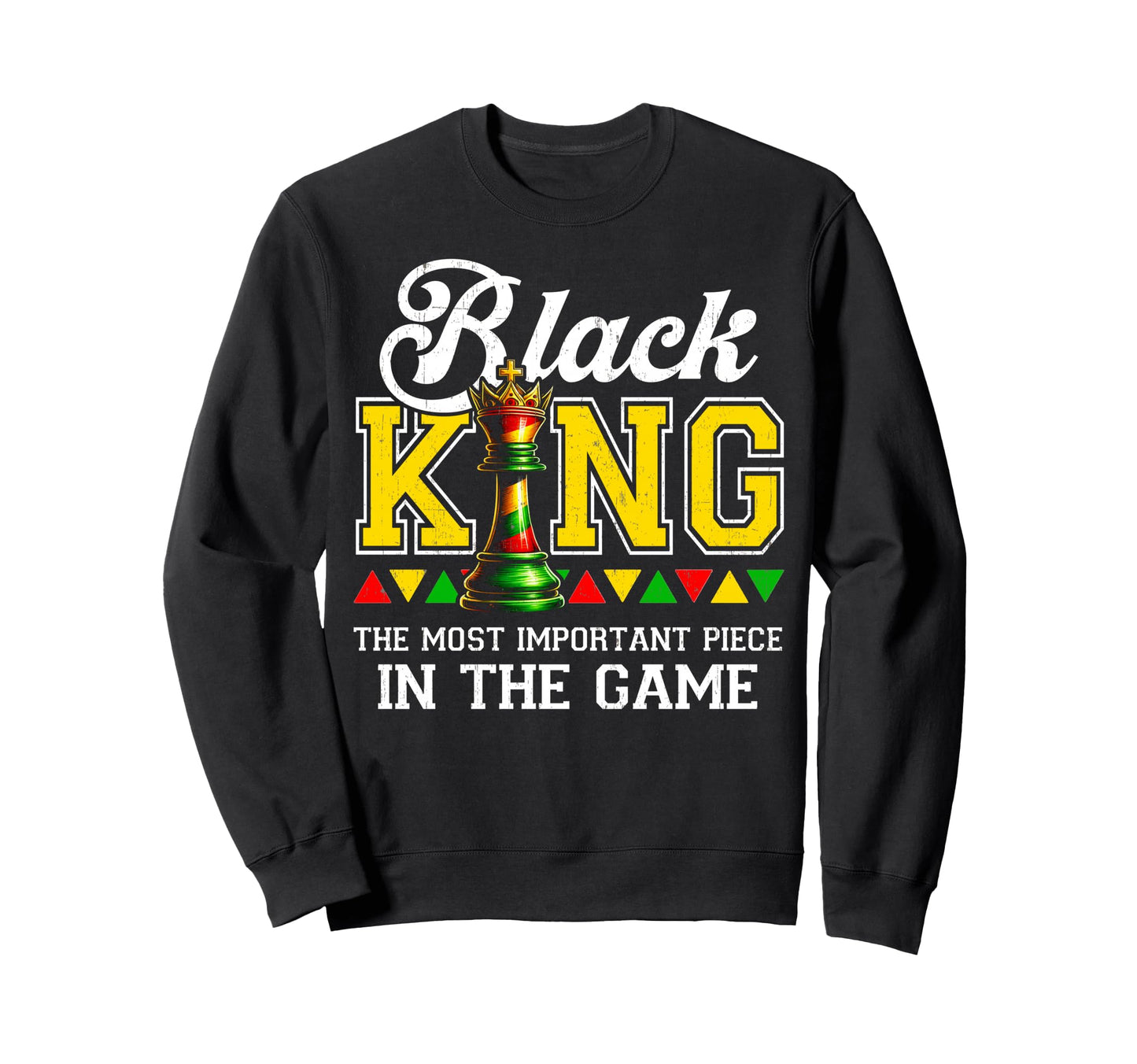 Juneteenth Black King Most Powerful Sweatshirt - Unique Graphic for Adults - T-Shirt, Sweatshirt, Hoodie