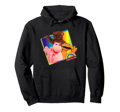 Rainbow Zippy Bungle George Wave Hoodie - Aesthetic Graphic for Adults - T-Shirt, Sweatshirt, Hoodie