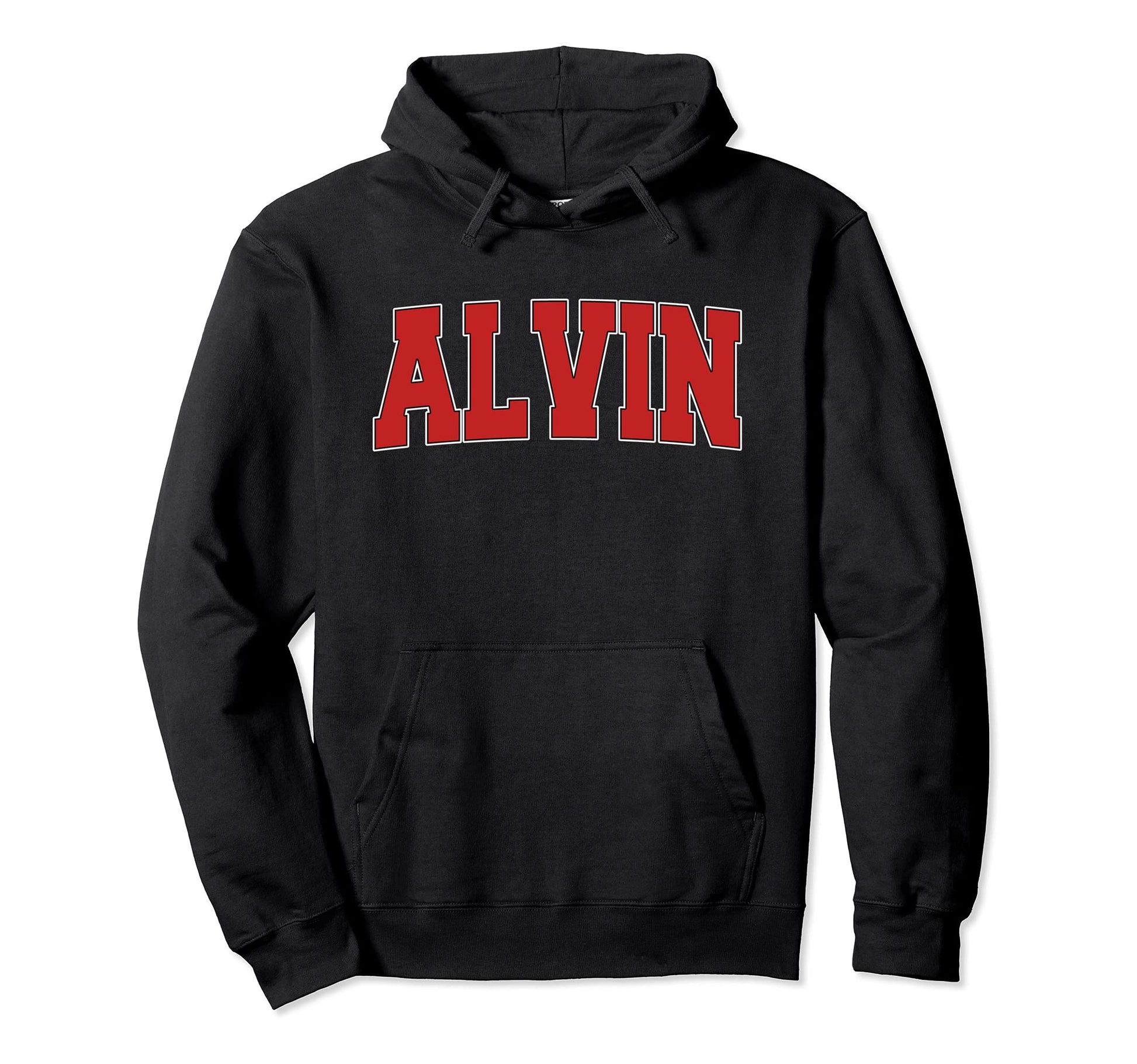 Alvin Tx Texas Varsity Usa Sports Hoodie - Fun Novelty Design for Adults - T-Shirt, Sweatshirt, Hoodie