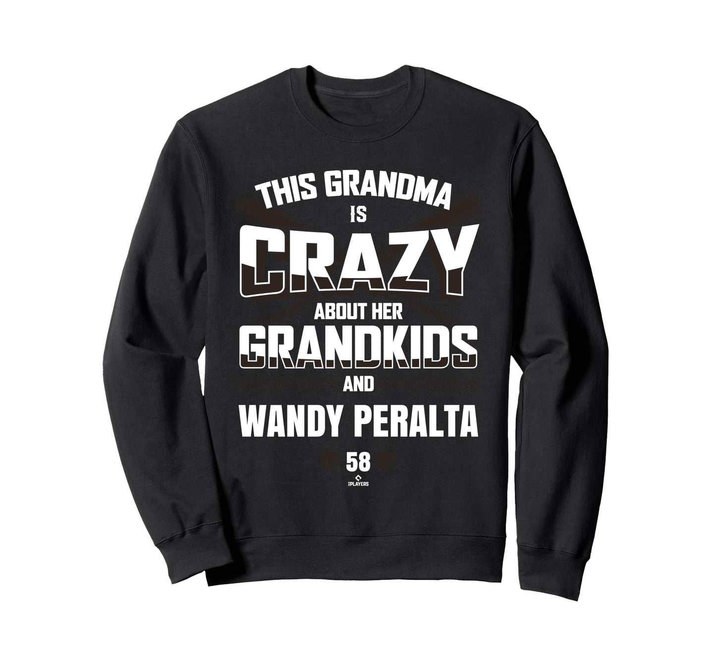 Grandma Crazy Wandy Peralta San Sweatshirt - Minimalist Print for Adults - T-Shirt, Sweatshirt, Hoodie
