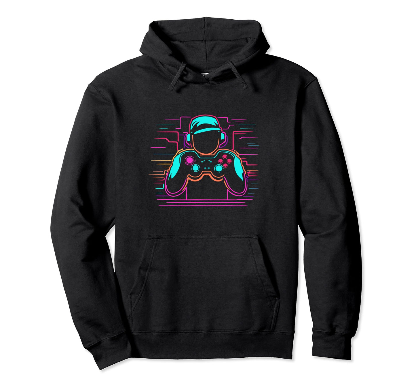 Gamer Vaporwave Aesthetic Video Game Hoodie - Graphic Print Unisex - T-Shirt, Sweatshirt, Hoodie