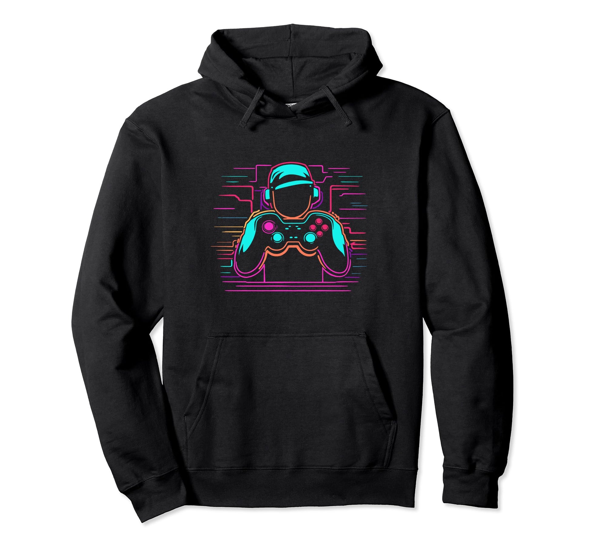 Gamer Vaporwave Aesthetic Video Game Hoodie - Graphic Print Unisex - T-Shirt, Sweatshirt, Hoodie