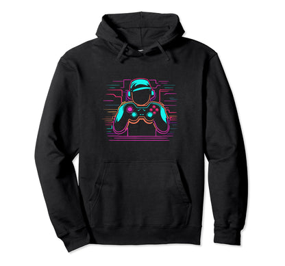 Gamer Vaporwave Aesthetic Video Game Hoodie - Graphic Print Unisex - T-Shirt, Sweatshirt, Hoodie