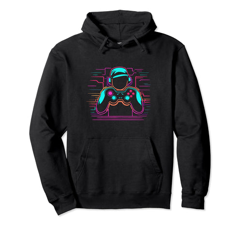 Gamer Vaporwave Aesthetic Video Game Hoodie - Graphic Print Unisex - T-Shirt, Sweatshirt, Hoodie