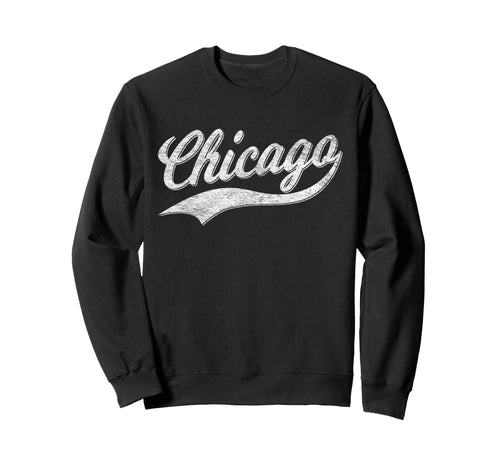 Chicago Varsity Script Sports Sweatshirt - Minimalist Print for Adults - T-Shirt, Sweatshirt, Hoodie