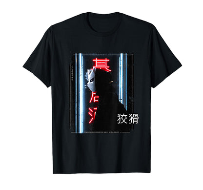 Japanese Kitsune Fox Tokyo Vaporwave T-Shirt - Novelty Apparel Unisex - T-Shirt, Sweatshirt, Hoodie