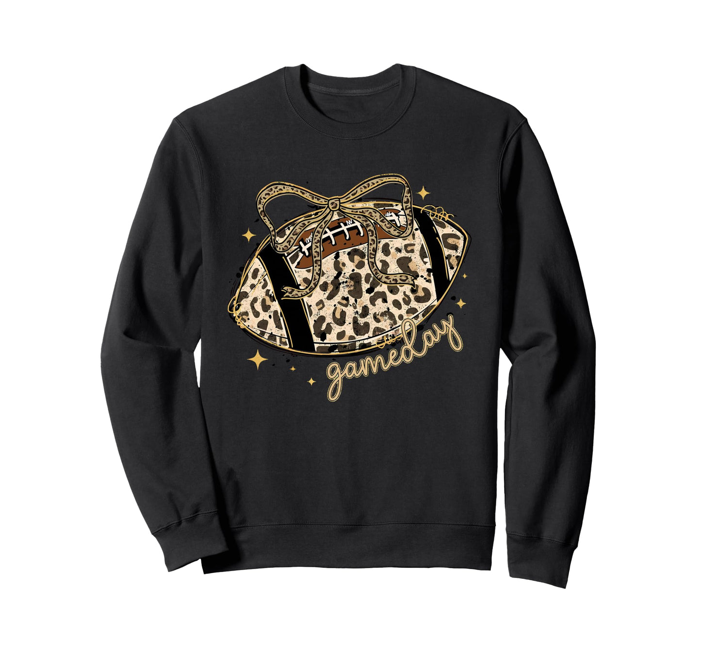 Touchdown Season Leopard Game Day Sweatshirt - Novelty Apparel for Adults - T-Shirt, Sweatshirt, Hoodie