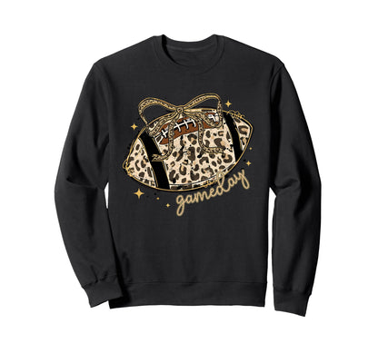 Touchdown Season Leopard Game Day Sweatshirt - Novelty Apparel for Adults - T-Shirt, Sweatshirt, Hoodie