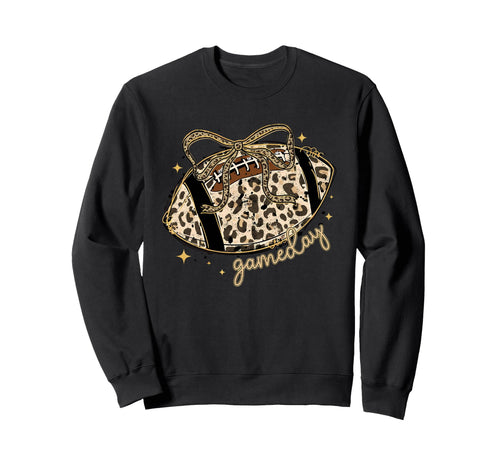 Touchdown Season Leopard Game Day Sweatshirt - Novelty Apparel for Adults - T-Shirt, Sweatshirt, Hoodie