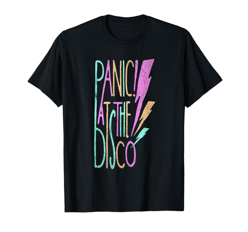 Panic Disco Lightning Small T-Shirt - Fun Novelty Design Men Women - T-Shirt, Sweatshirt, Hoodie