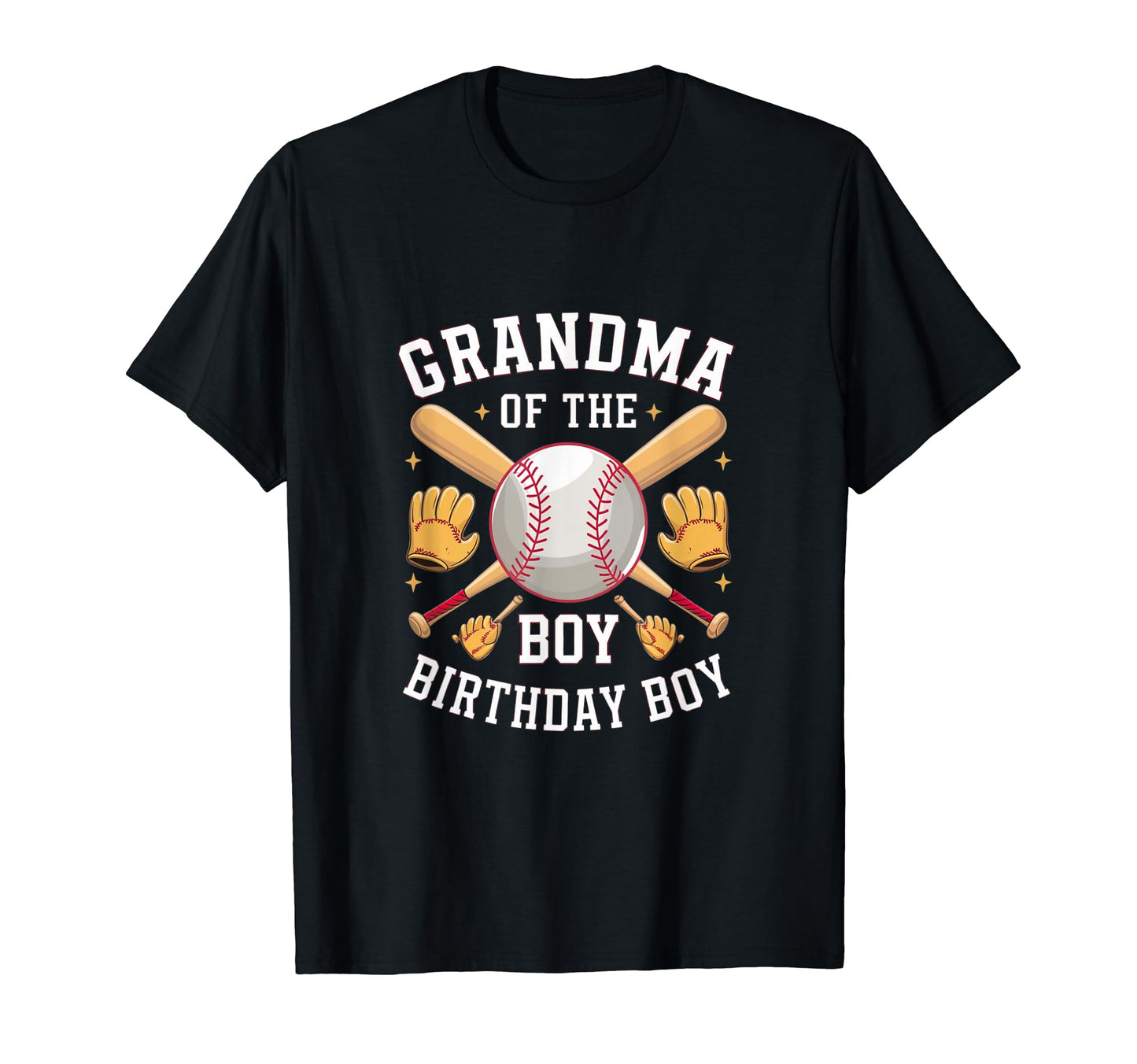 Grandma Baseball Birthday Family T-Shirt - Casual Everyday Wear for Adults - T-Shirt, Sweatshirt, Hoodie