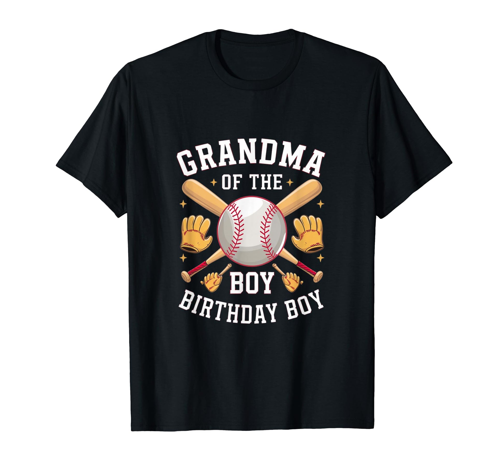 Grandma Baseball Birthday Family T-Shirt - Casual Everyday Wear for Adults - T-Shirt, Sweatshirt, Hoodie