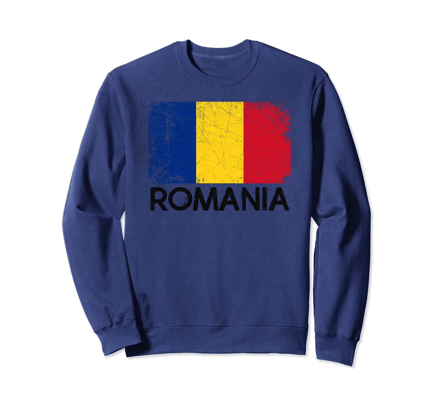 Romanian Flag Made Romania Gift Sweatshirt - Custom Art Print Unisex - T-Shirt, Sweatshirt, Hoodie