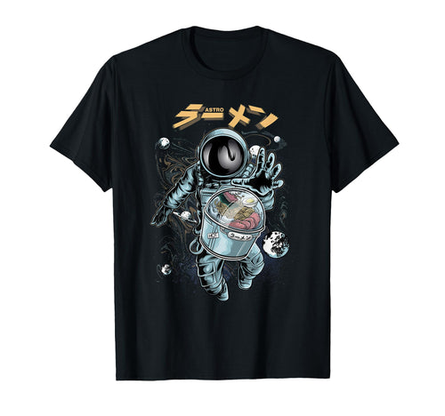 Ramen Noodles Astronaut Space Aesthetic T-Shirt - Unique Graphic Men Women - T-Shirt, Sweatshirt, Hoodie