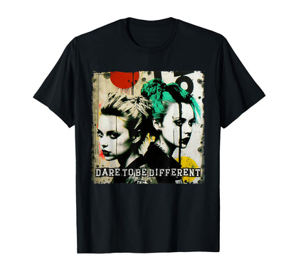 Gothic Punk Graffiti Grunge 90S Colorful T-Shirt - Unique Graphic Men Women - T-Shirt, Sweatshirt, Hoodie