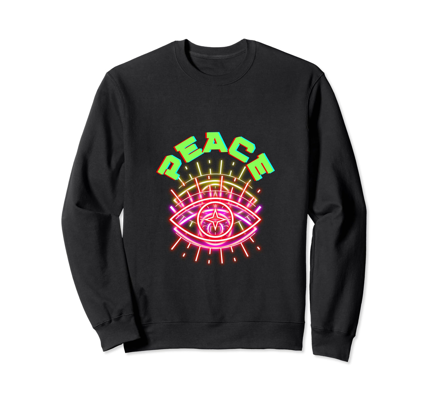 Anime Peace And Love Sweatshirt - Streetwear Style Men Women - T-Shirt, Sweatshirt, Hoodie